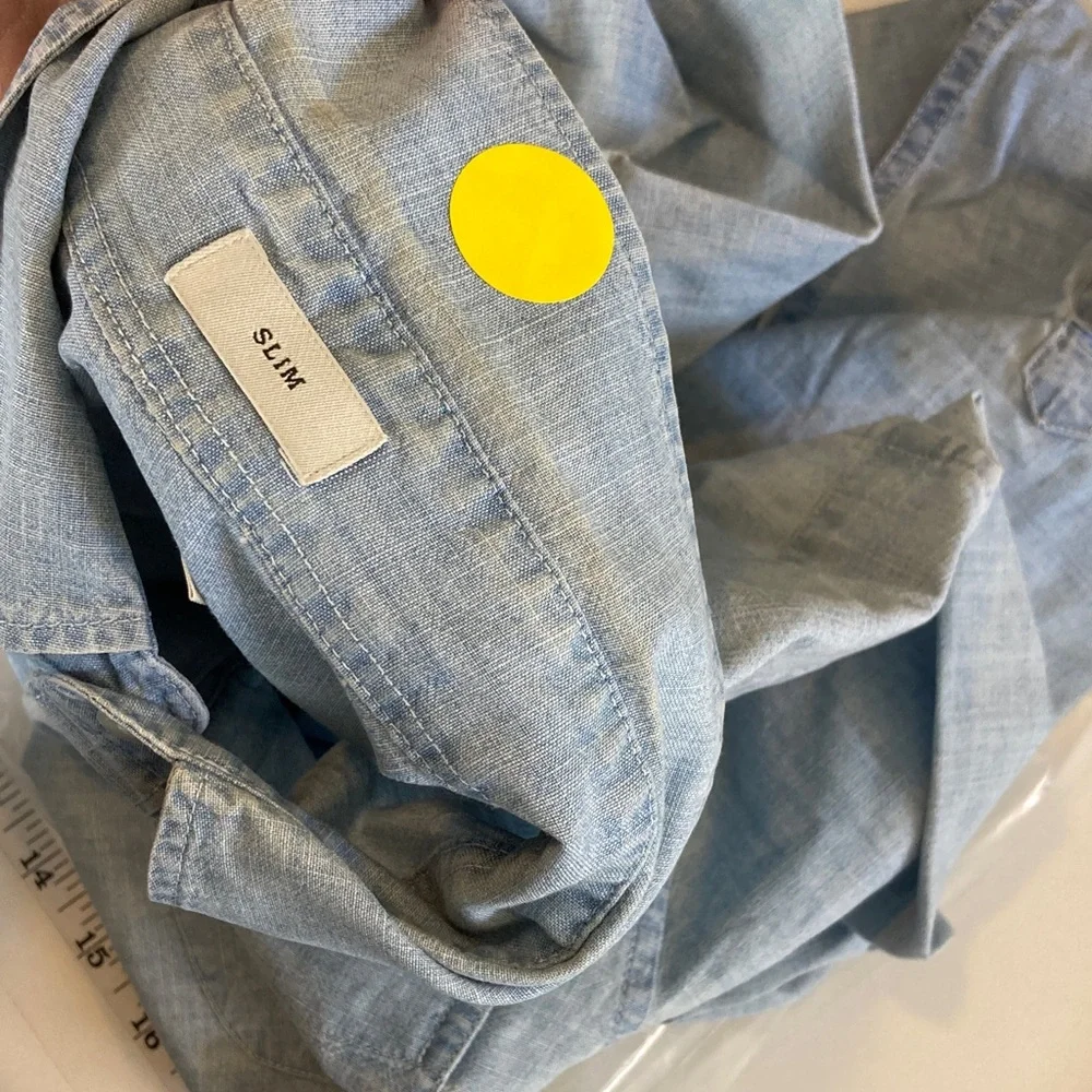 J. Crew Organic Cotton‎ Chambray Shirt - Picture 11 of 11